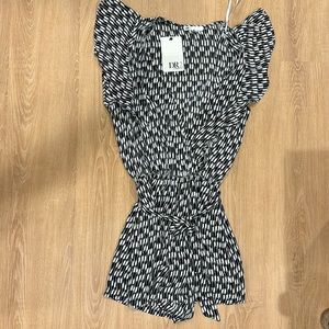 Daniel Rainn Black and White Romper - NWT